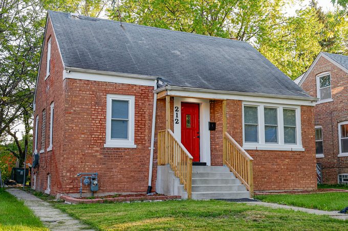 The childhood home of the new Pope Leo XIV is seen in Dolton, Illinois