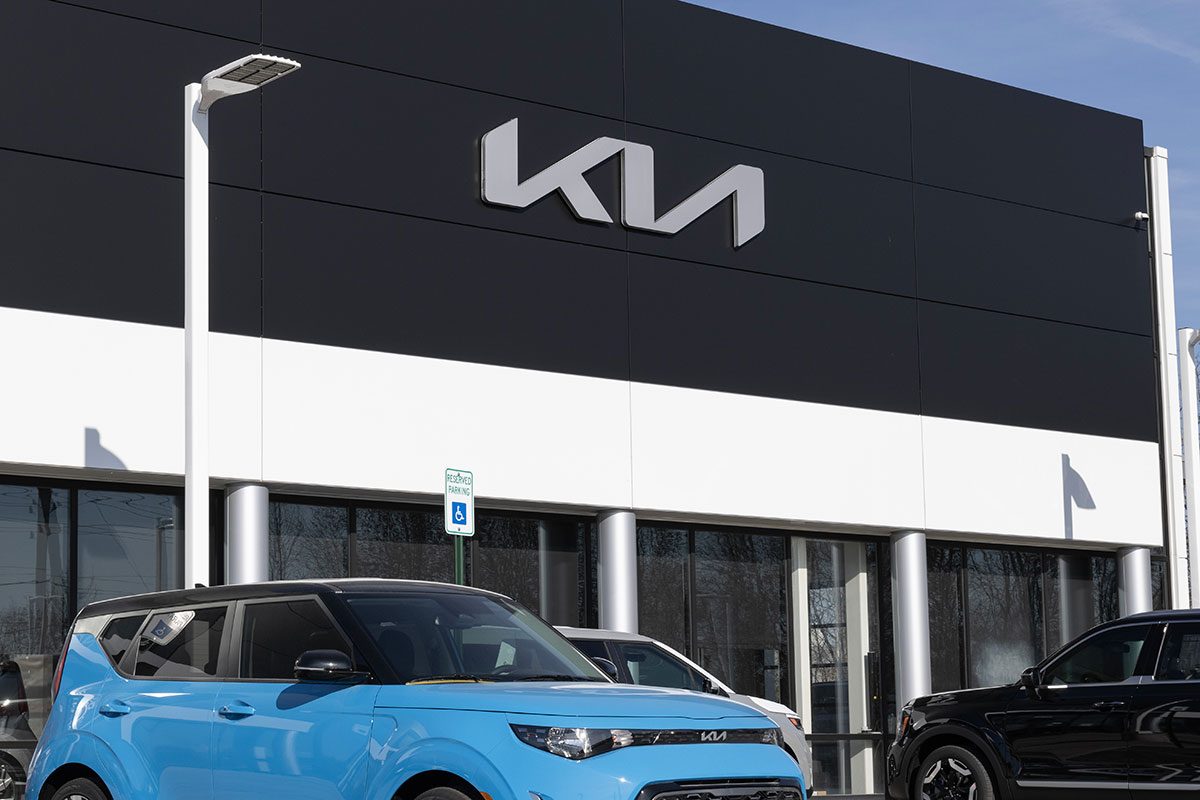 Kia dealership store front