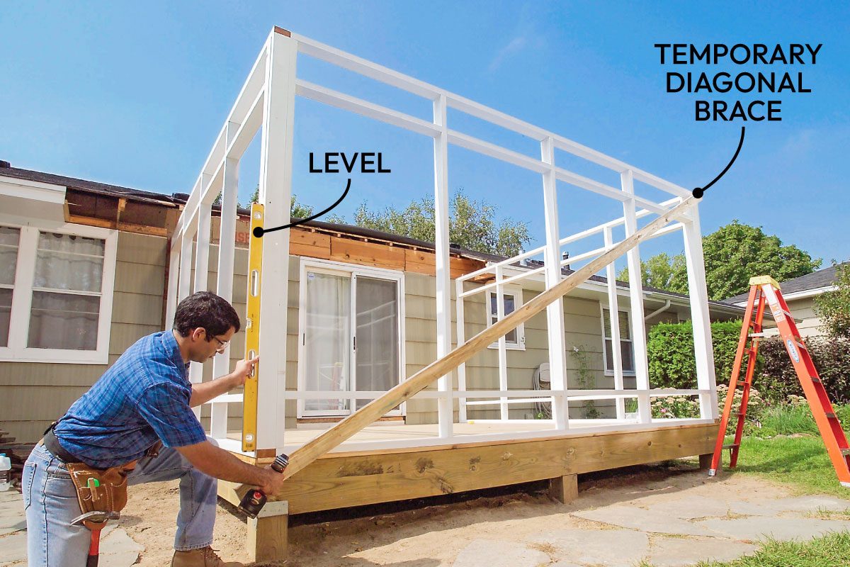 Plumb And Brace The Walls