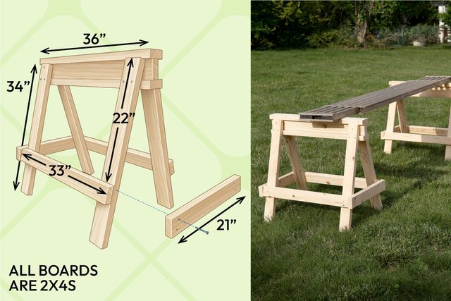 A Quick And Dirty Sawhorse That Is Rock Solid