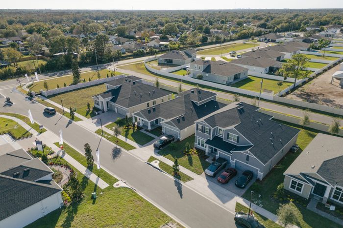 Newly Built Houses- Orlando Florida - Developing Neighborhood
