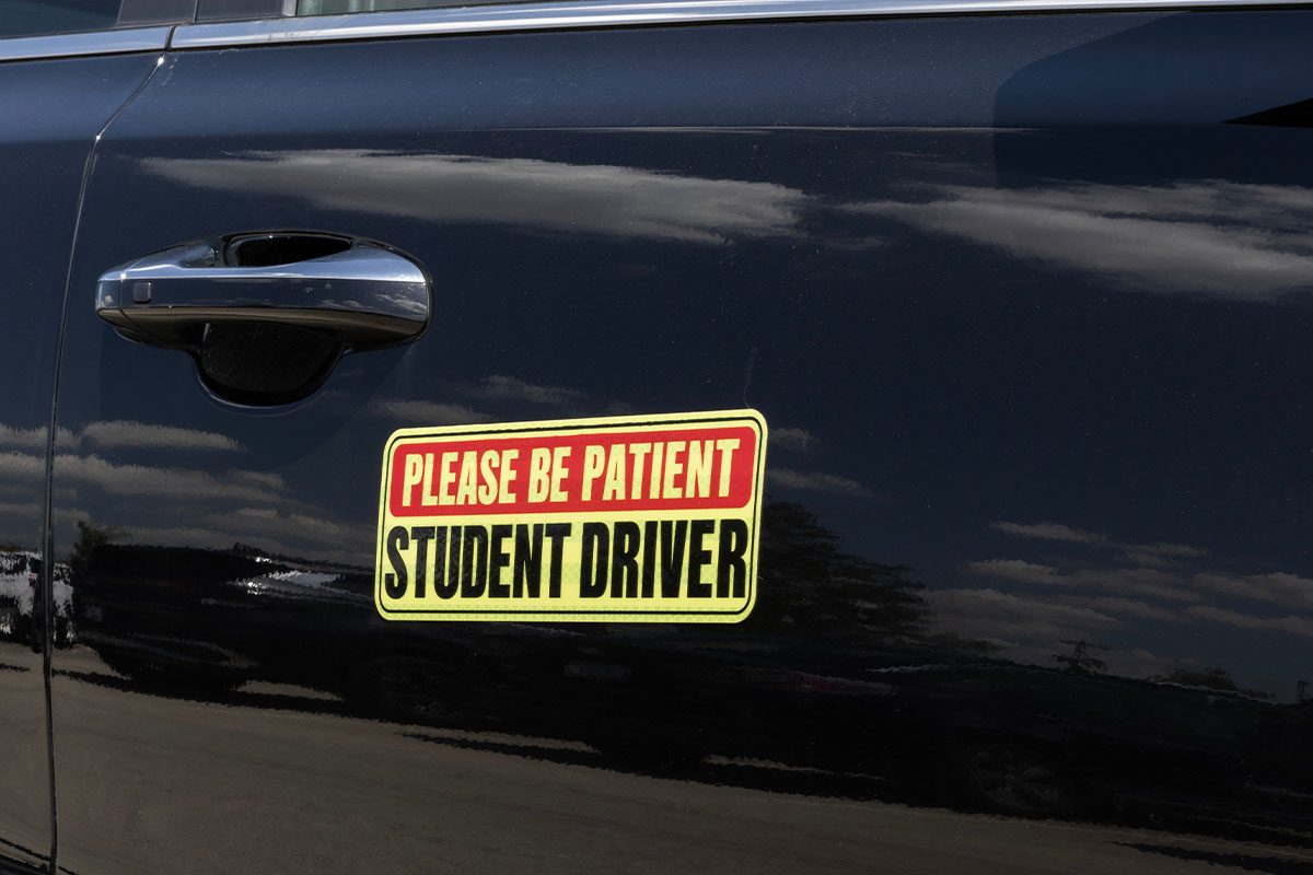 What Does A Student Driver Stickers Actually Mean