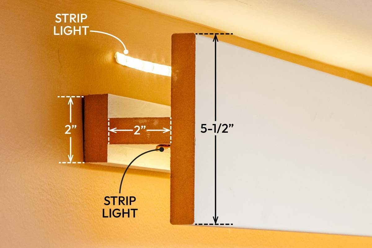 How To Install Elegant Cove Lighting From Crown Molding