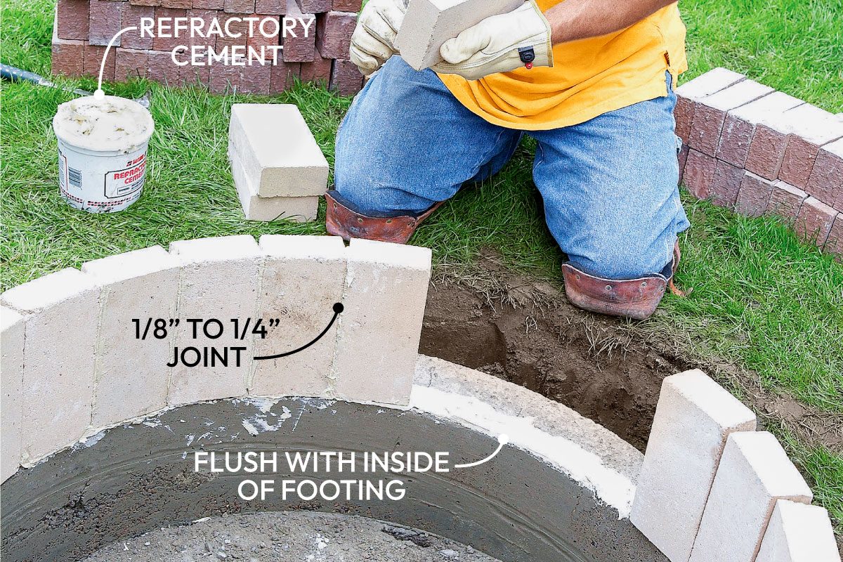 How To Build A Brick Fire Pit 