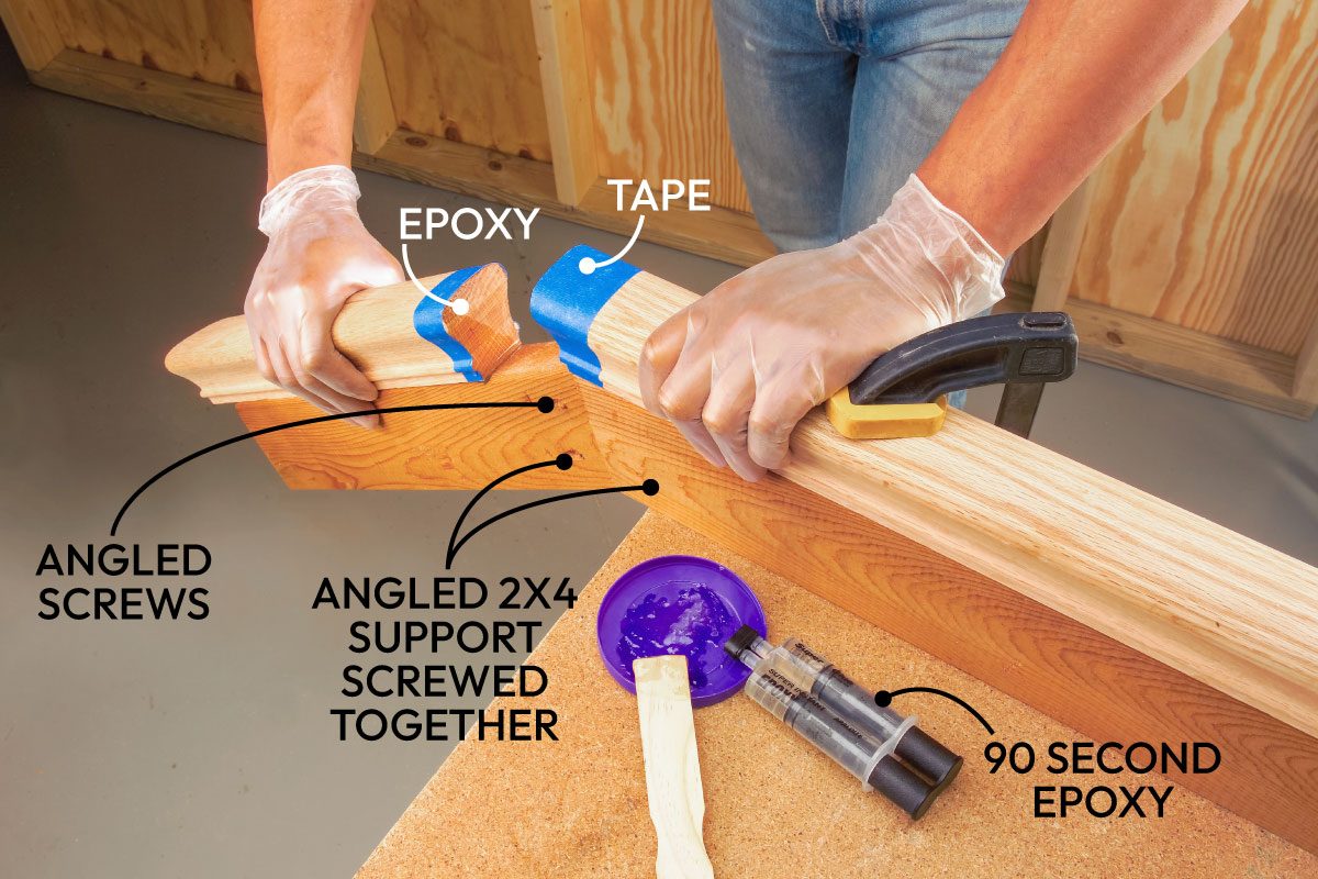 Install A New Stair Handrail Ai Callouts 2