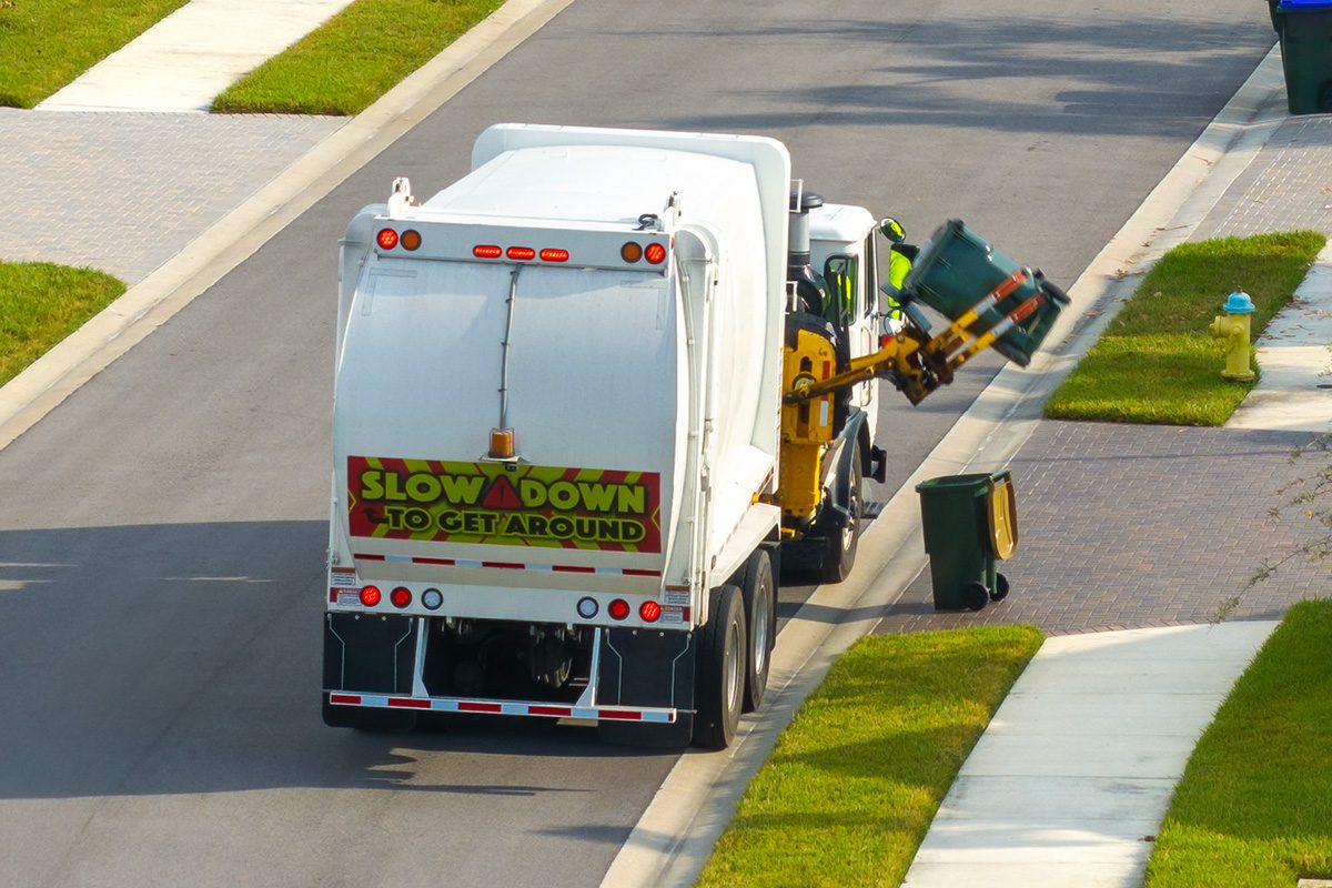 Street For Trash Pick Up