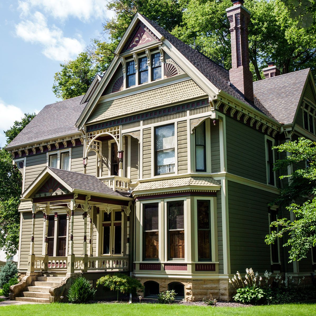 Renovated historic house in Fairbury.