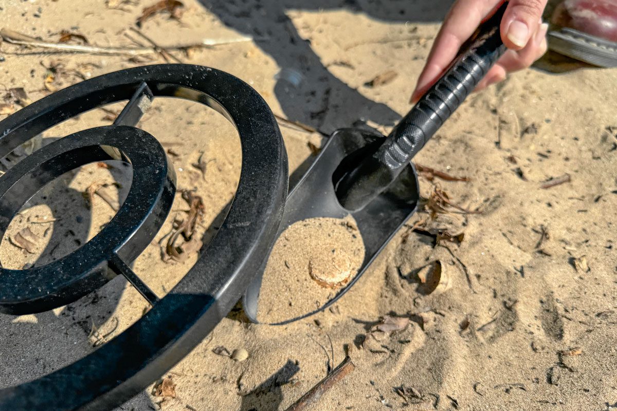 Bounty Hunter metal detector coil