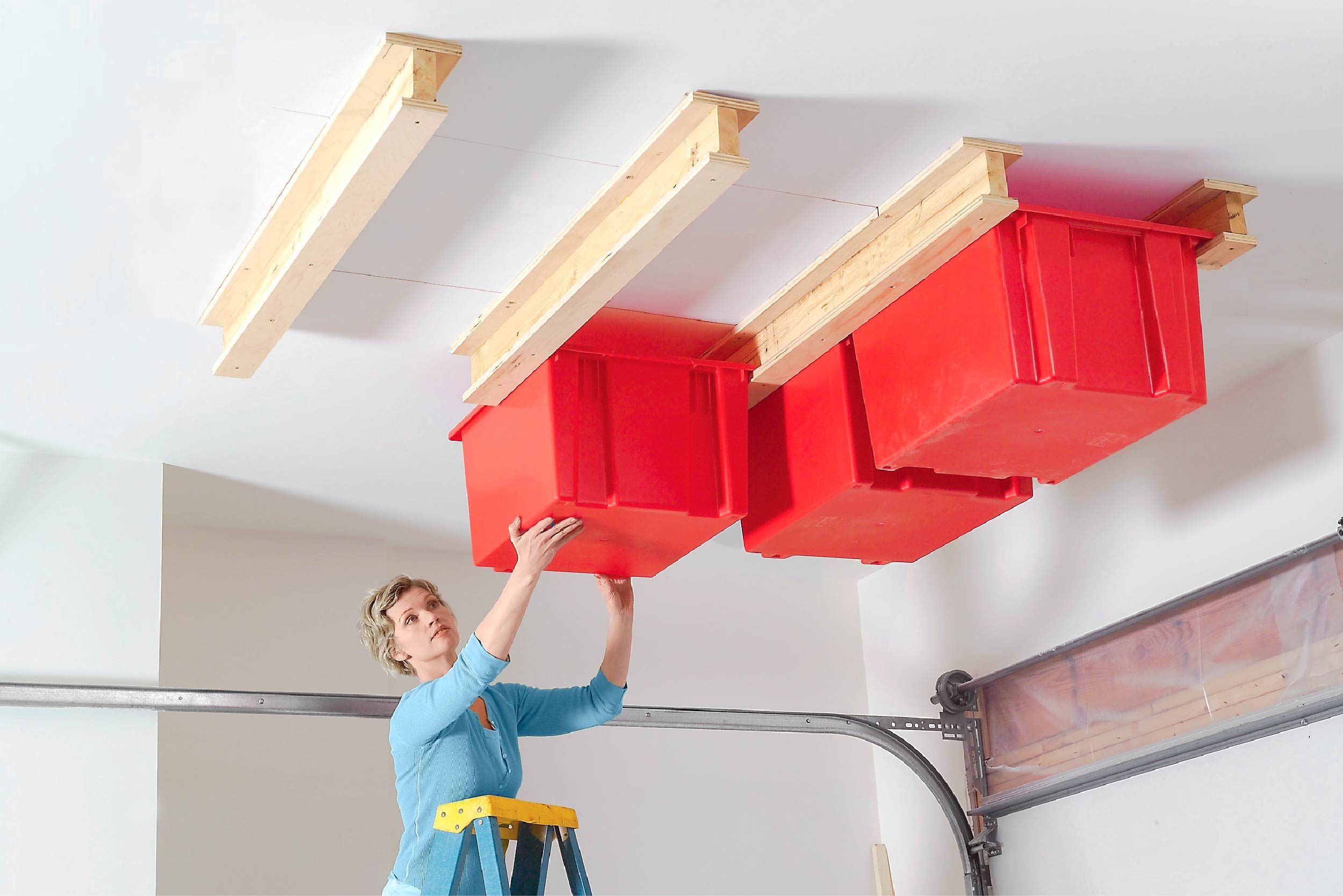 How to DIY an Overhead Garage Storage System