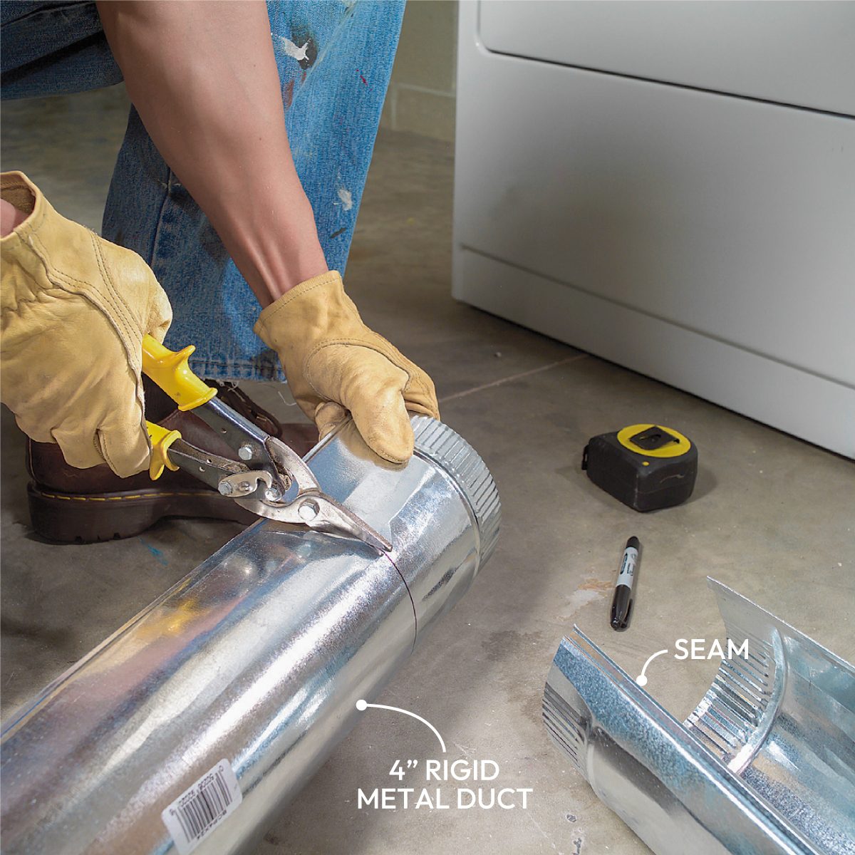 How To Hook Up And Install Dryer Vents Fh04dja 03165 003 Ai