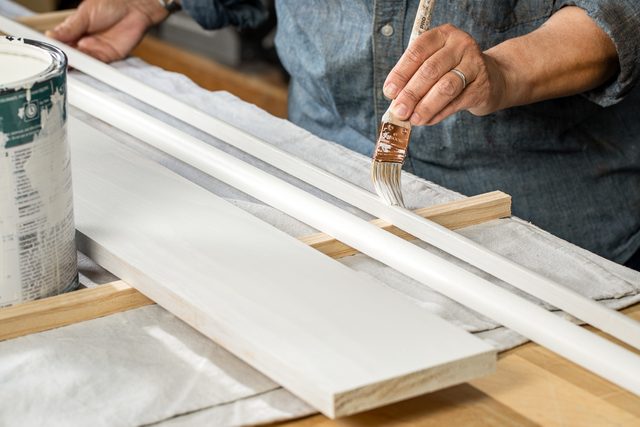 painting quarter-round