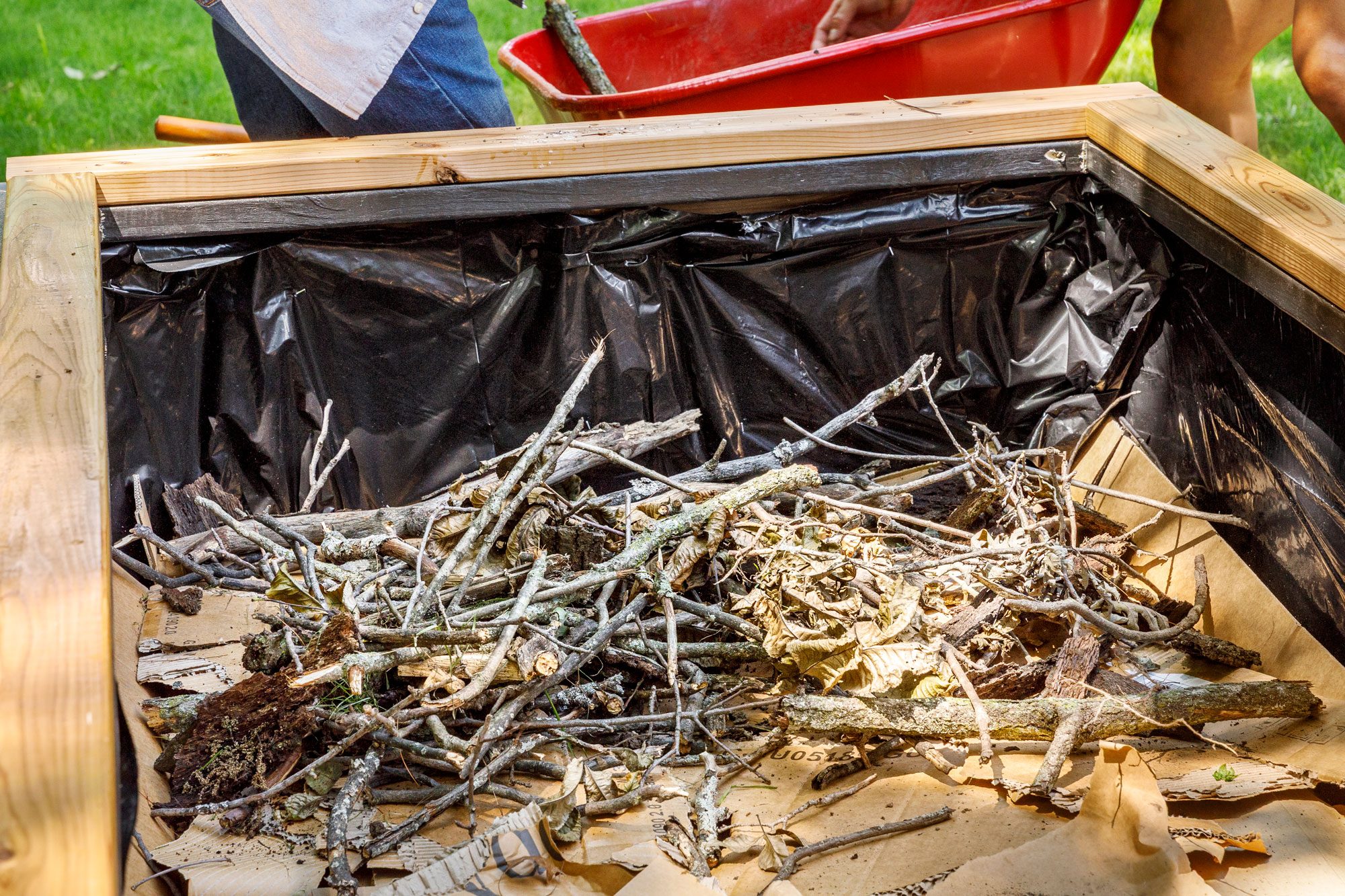 Bulk Brown Organic Material