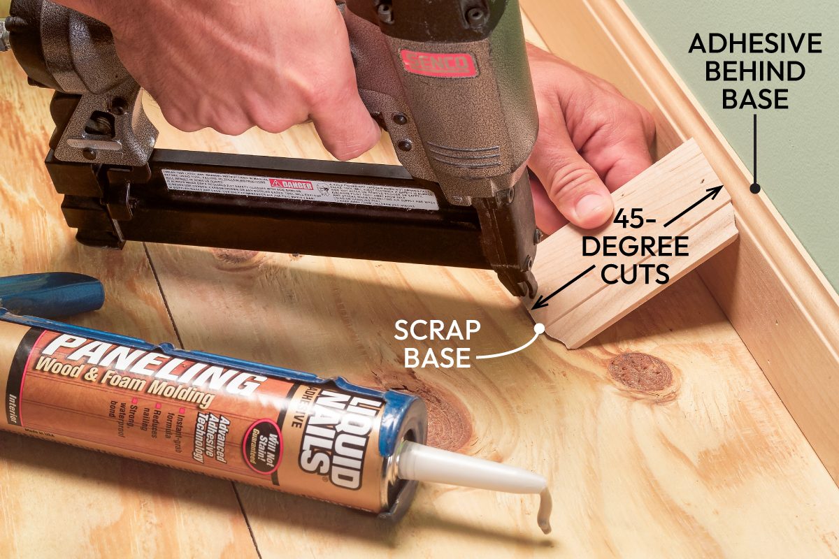 How To Install Baseboard Molding, Even On Crooked Walls