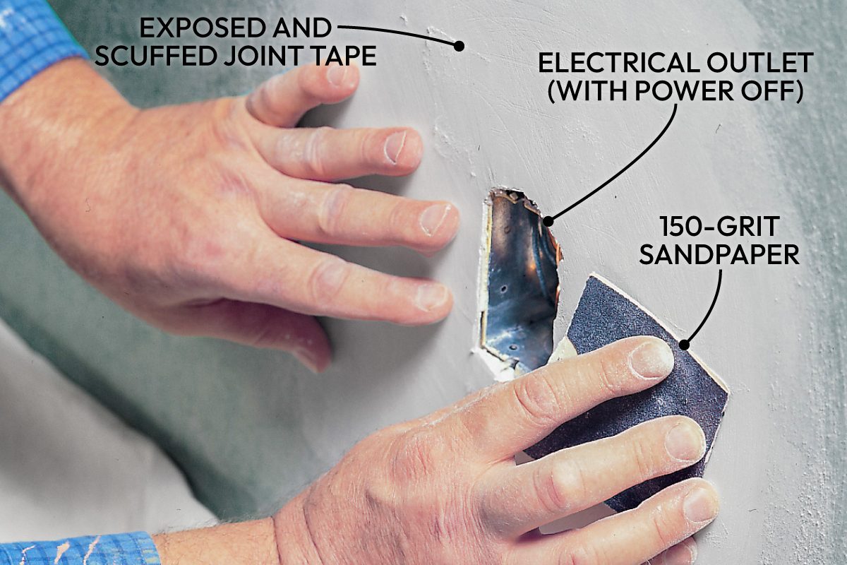 How To Sand Drywall With Minimal Dust 