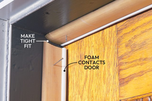 How To Weather Strip A Door Callouts