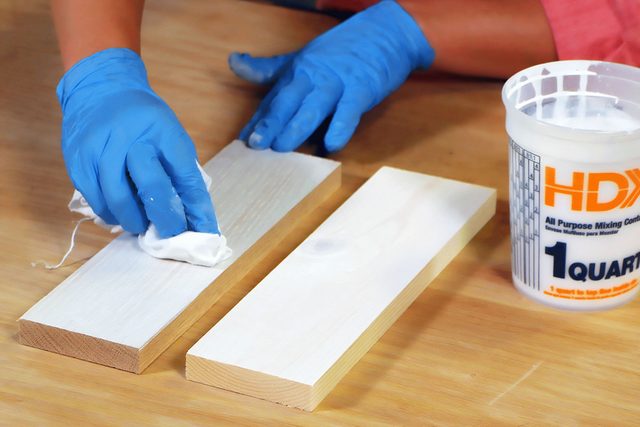 Whitewash Paint And Water Technique