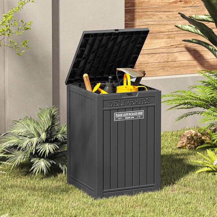 Best Parcel Drop Boxes Outdoor Resin Drop Box Via Amazon.com