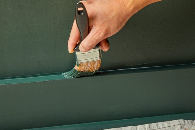 painting baseboard