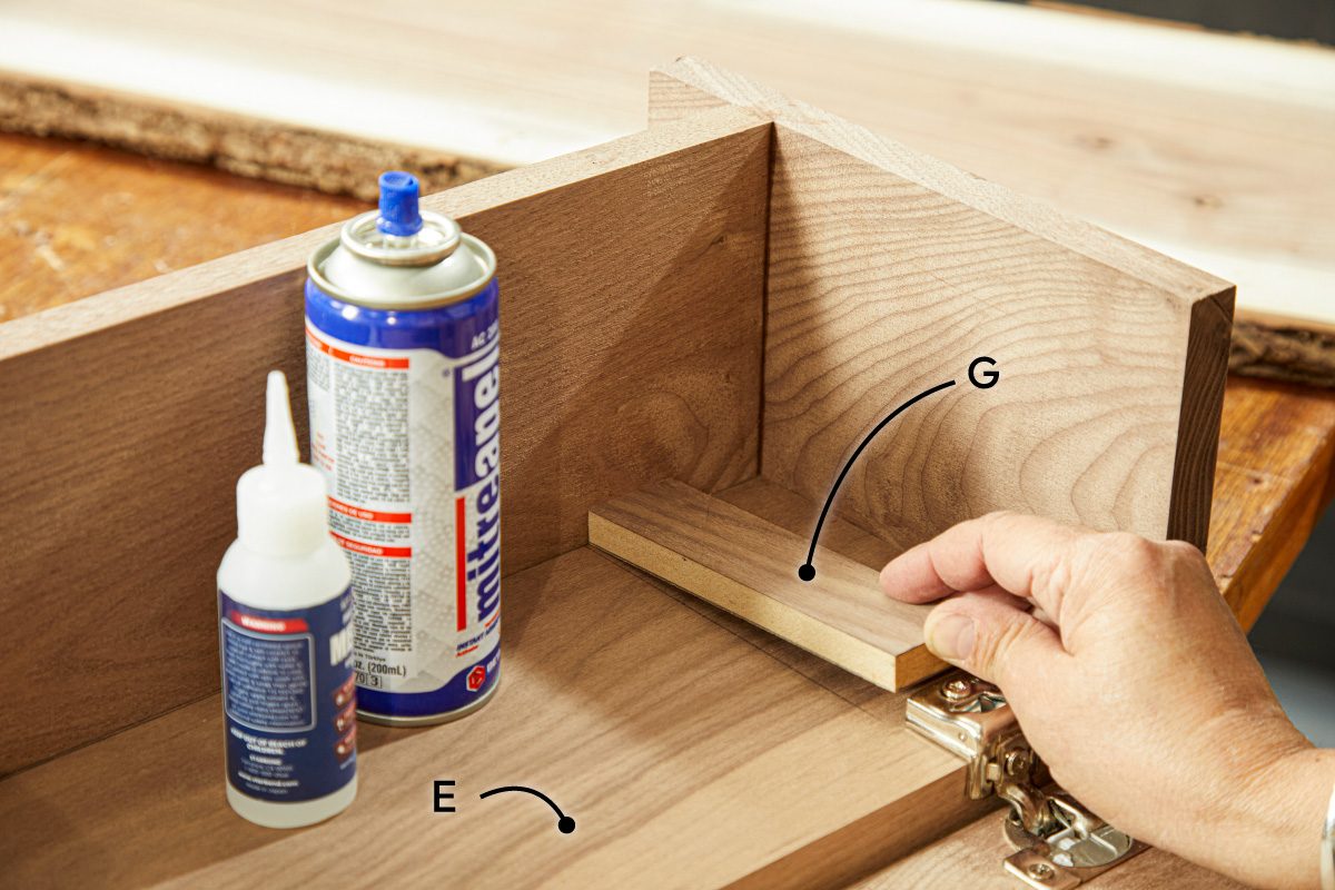 Fhm25 How To Make A Hidden Lock Box Add Drawer Slides Md P2 10 29 7b Callouts