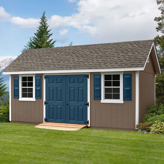 Manufactured Wood Storage Shed Via Wayfair.com