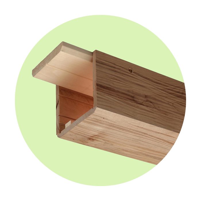 Panel And Faux Beam Ceiling