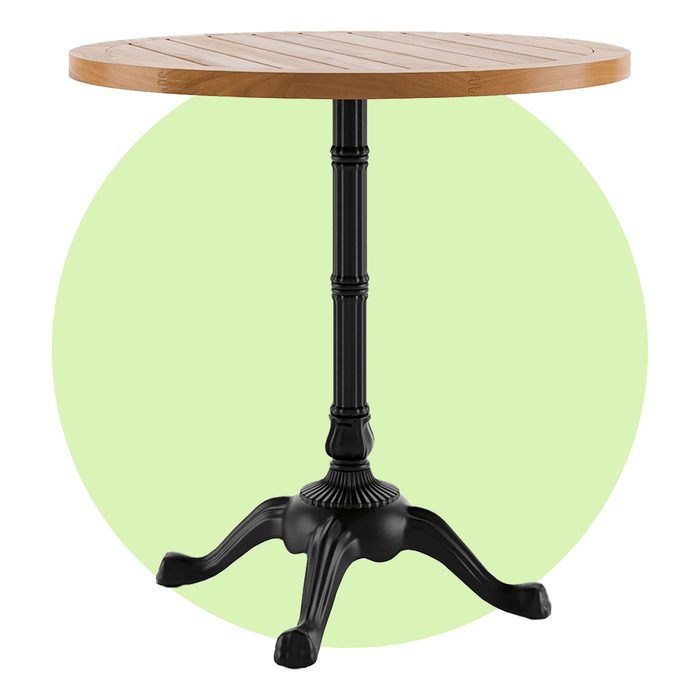 Round Pedestal Outdoor Bistro Table