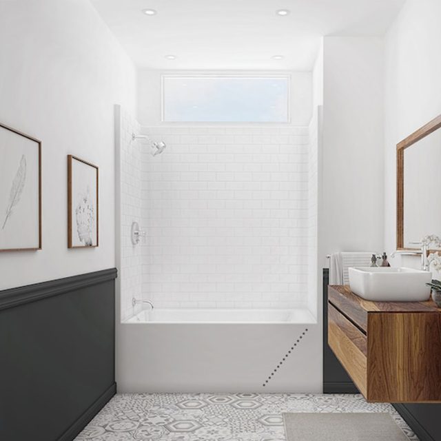 Via By Maax White Bathtub And Shower Via Lowes.com