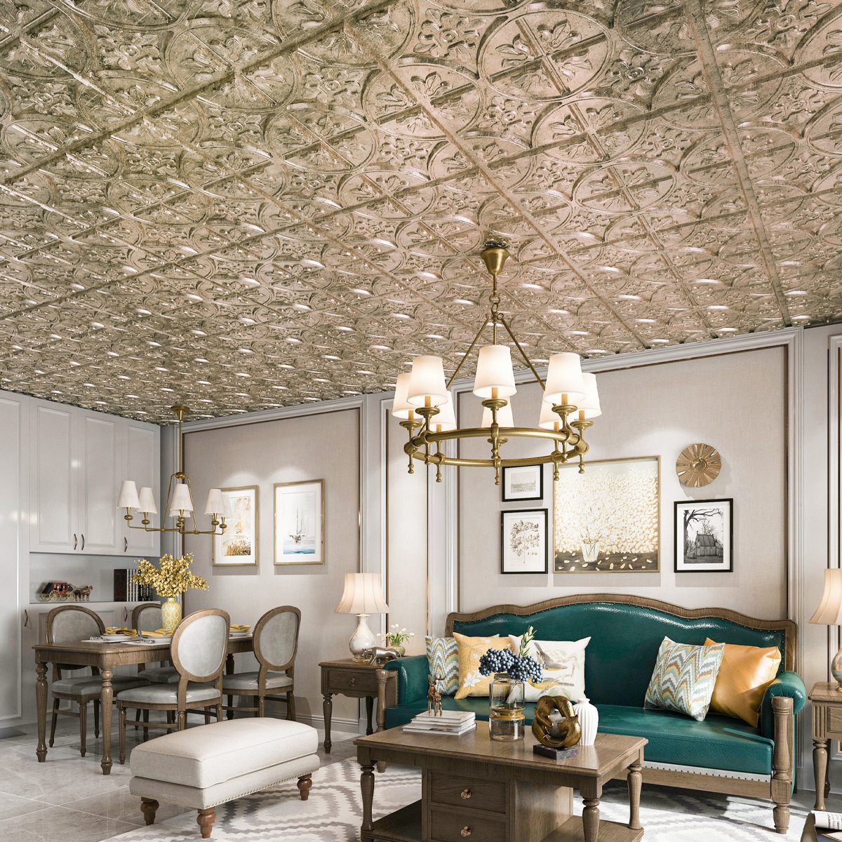 10 Ways to Cover a Hideous Ceiling