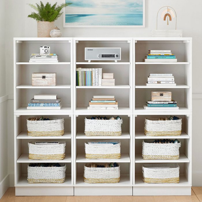 Bowen Triple Tall Bookcase Via Pbteen.com