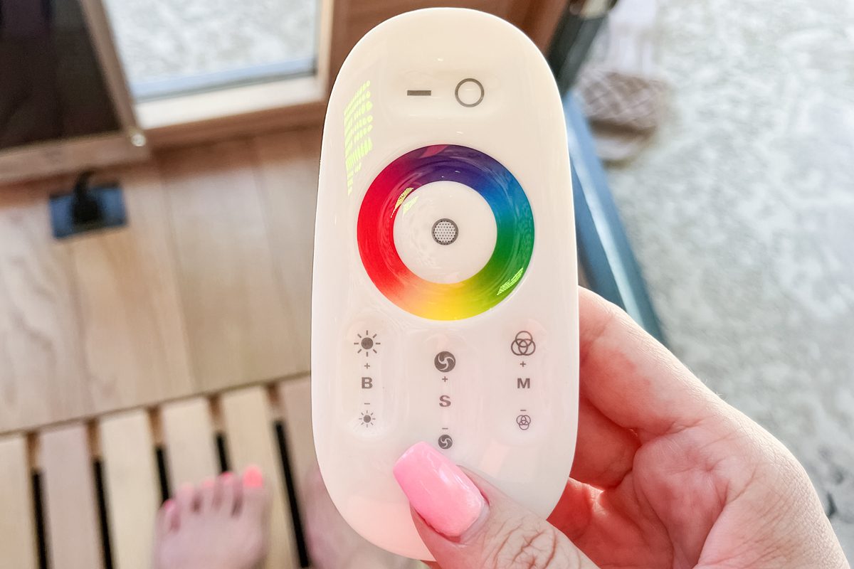 Sun Home Saunas Full Spectrum Infrared Luminar Remote