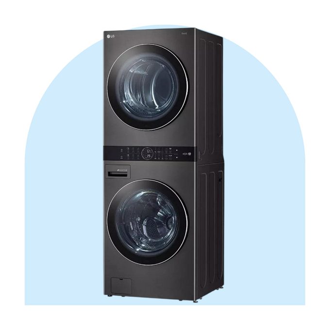 Lg Washtower Electric Stacked Laundry Center Via Walmart.com A