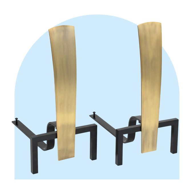 West Elm Fonda Andirons Via Westelm.com