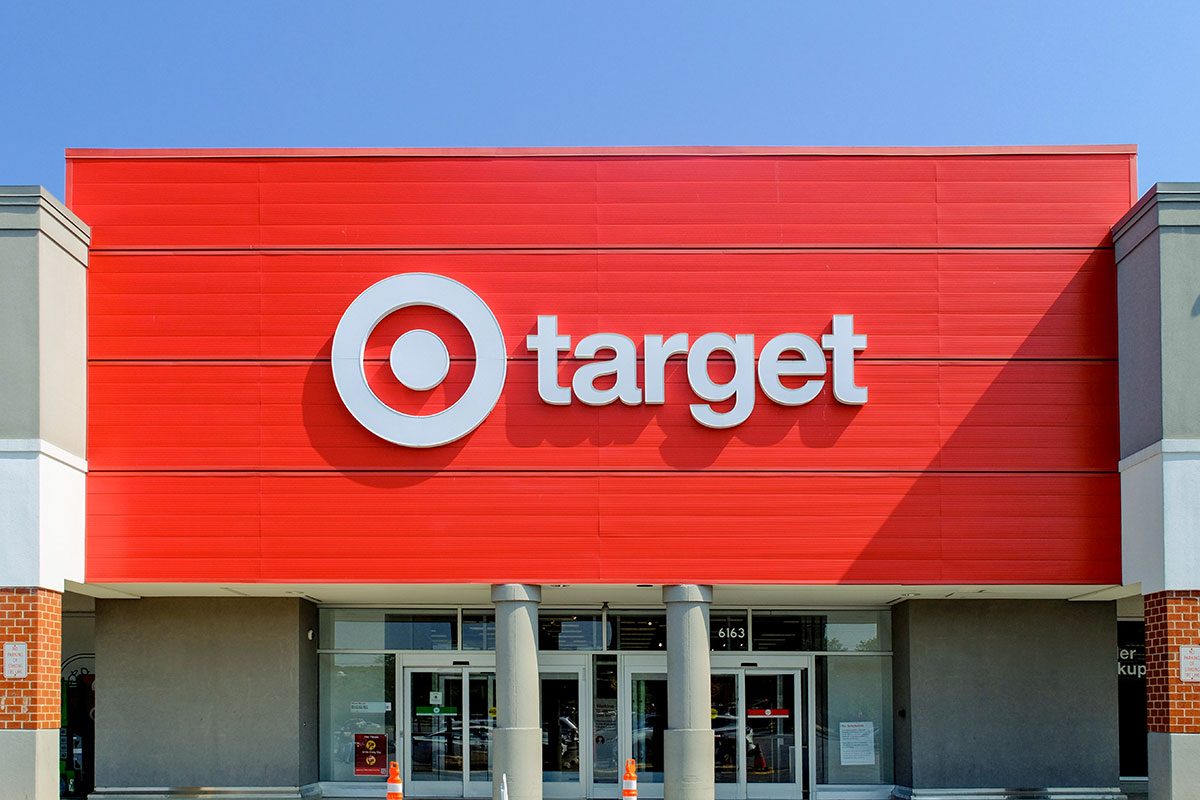 A Target shopping center storefront