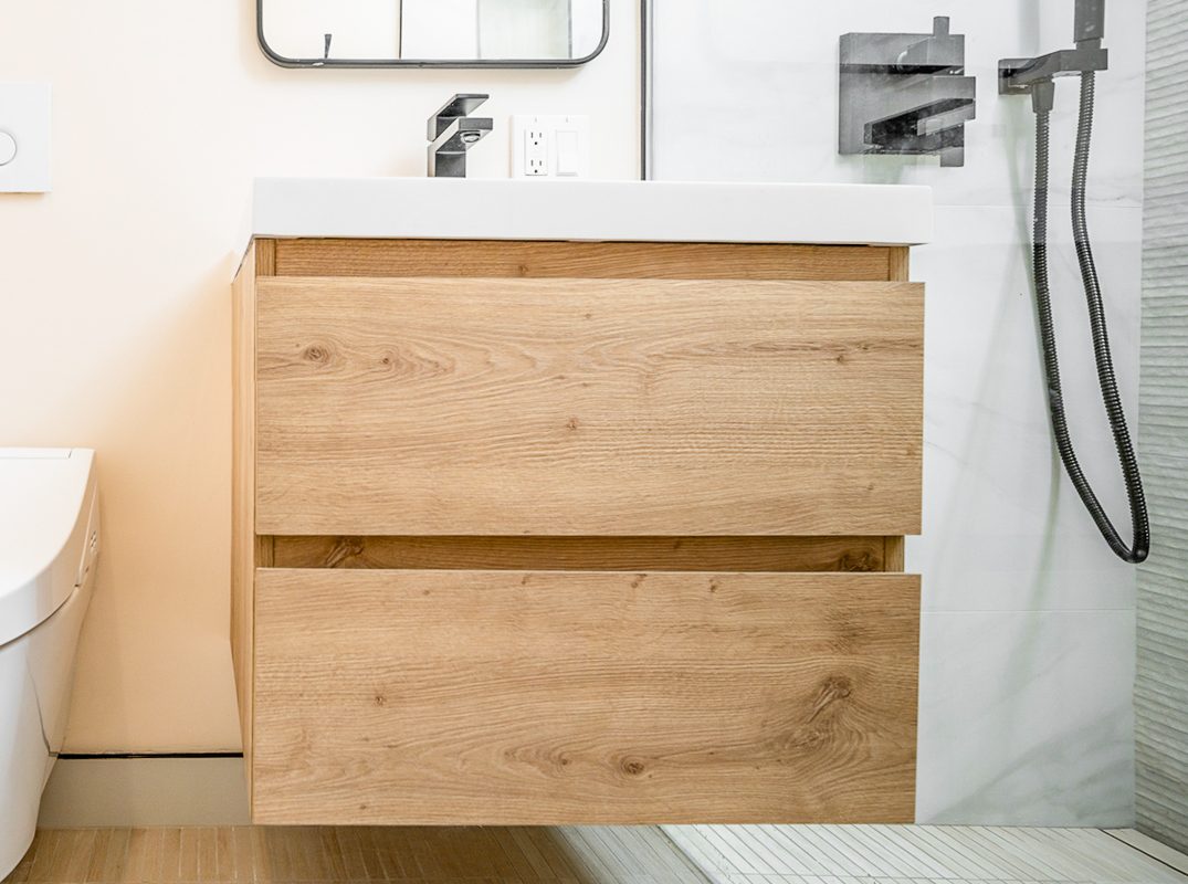 Plywood Floating Vanity